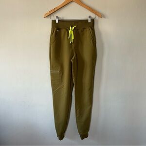 Figs Olive Jogger Pants Size XS